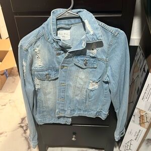 Distressed Denim Jacket